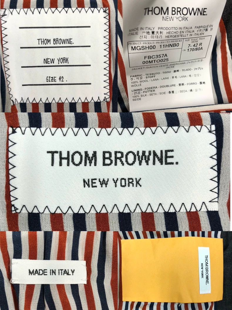 Thom Browne Classic Grey Wool Coat by Thom Browne-dmc Size US L / EU 52-54 / 3 - 3 Thumbnail