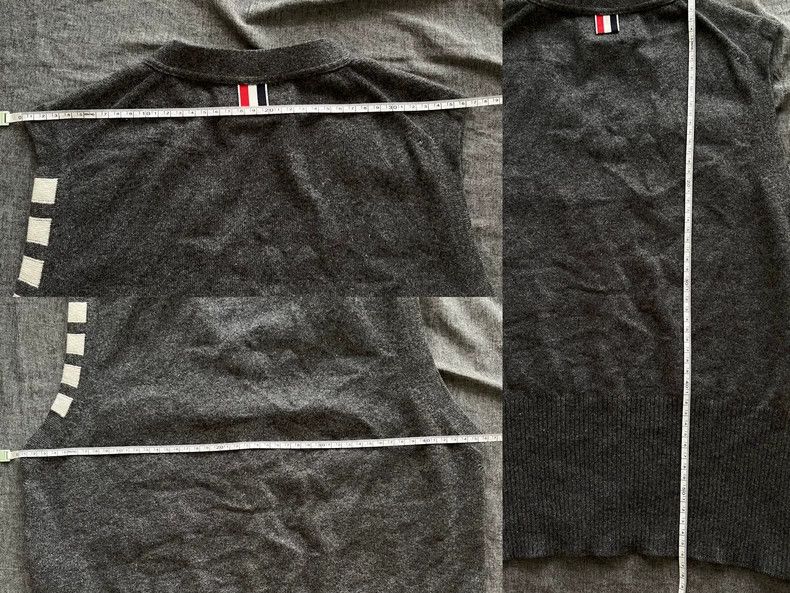 Thom Browne Classic Grey Cashmere Knitted Vest-dmc Size US M / EU 48-50 / 2 - 6 Thumbnail