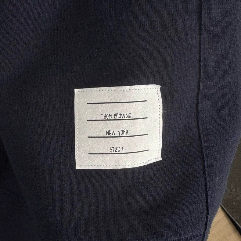 Thom Browne Navy Blue Four-Stripe Sweatshirt Size 1-dmc Size US S / EU 44-46 / 1 - 3 Thumbnail