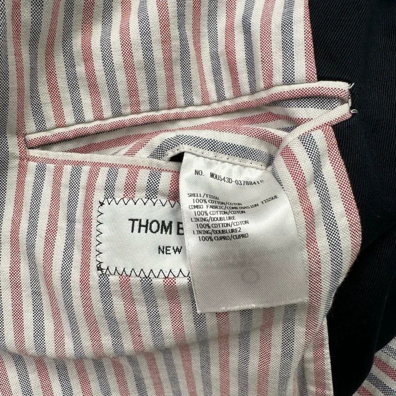 Thom Browne Thom Browne Navy Striped Long Coat-dmc Size US M / EU 48-50 / 2 - 8 Thumbnail
