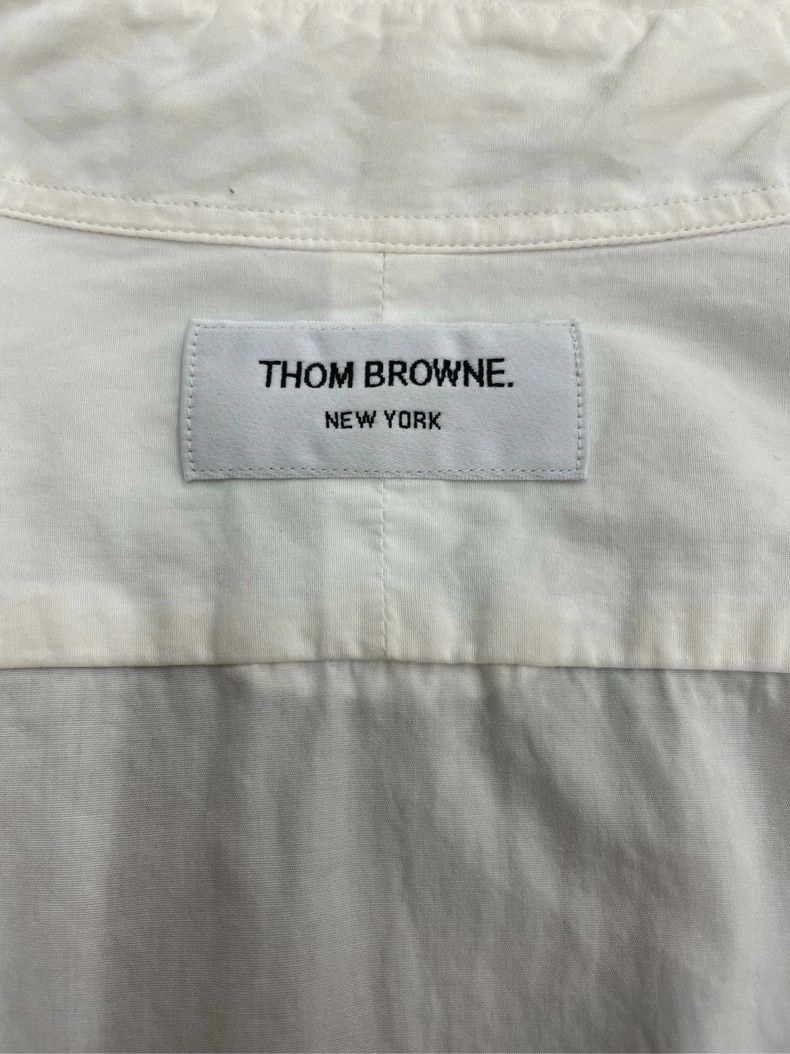 Thom Browne Thom Browne White Long Sleeve Shirt-dmc Size US XS / EU 42 / 0 - 3 Thumbnail