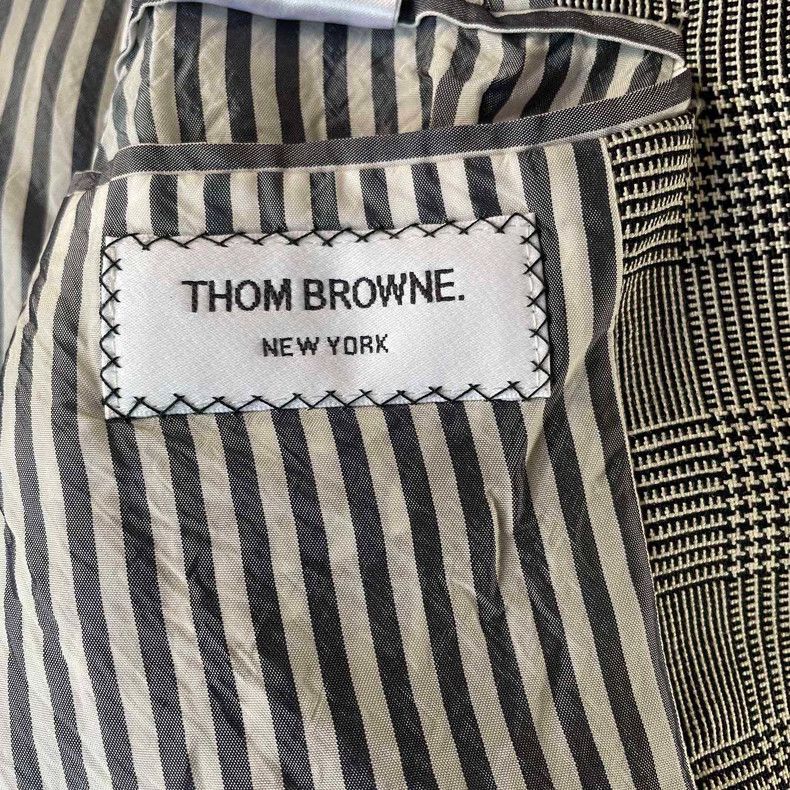 Thom Browne Thom Browne Houndstooth Baseball Jacket-dmc Size US M / EU 48-50 / 2 - 5 Thumbnail