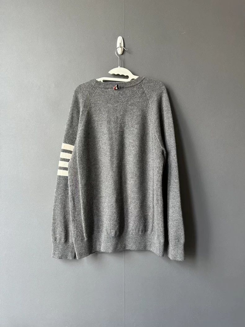 Thom Browne Thom Browne Grey Cashmere Sweater-dmc Size US M / EU 48-50 / 2 - 2 Thumbnail