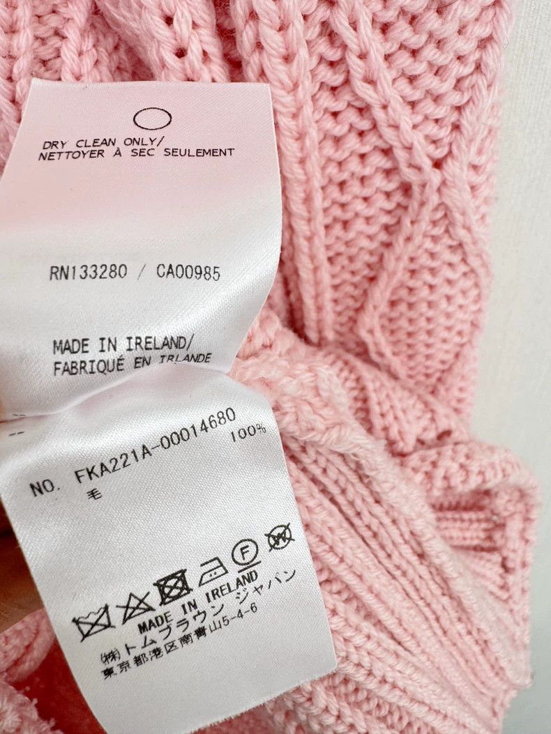 Thom Browne Pink Wool Knit Sweater-dmc
