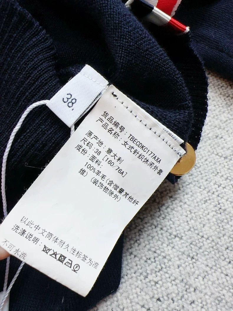Thom Browne Thom Browne Navy V-Neck Knit Cardigan-dmc Size US M / EU 48-50 / 2 - 8 Thumbnail