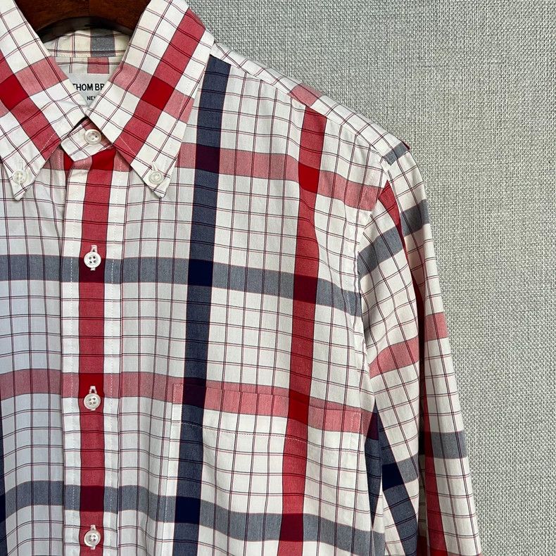 Thom Browne Thom Browne Red Checkered Shirt-dmc Size US S / EU 44-46 / 1 - 3 Thumbnail