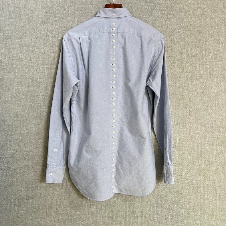 Thom Browne Thom Browne Light Blue Button-Up Shirt-dmc Size US M / EU 48-50 / 2 - 2 Thumbnail