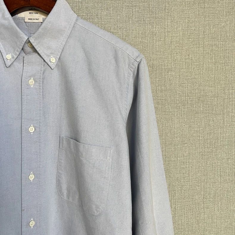 Thom Browne Thom Browne Light Blue Button-Up Shirt-dmc Size US M / EU 48-50 / 2 - 3 Thumbnail