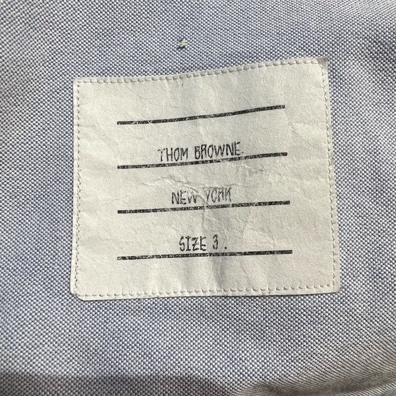 Thom Browne Thom Browne Light Blue Button-Up Shirt-dmc Size US M / EU 48-50 / 2 - 6 Thumbnail