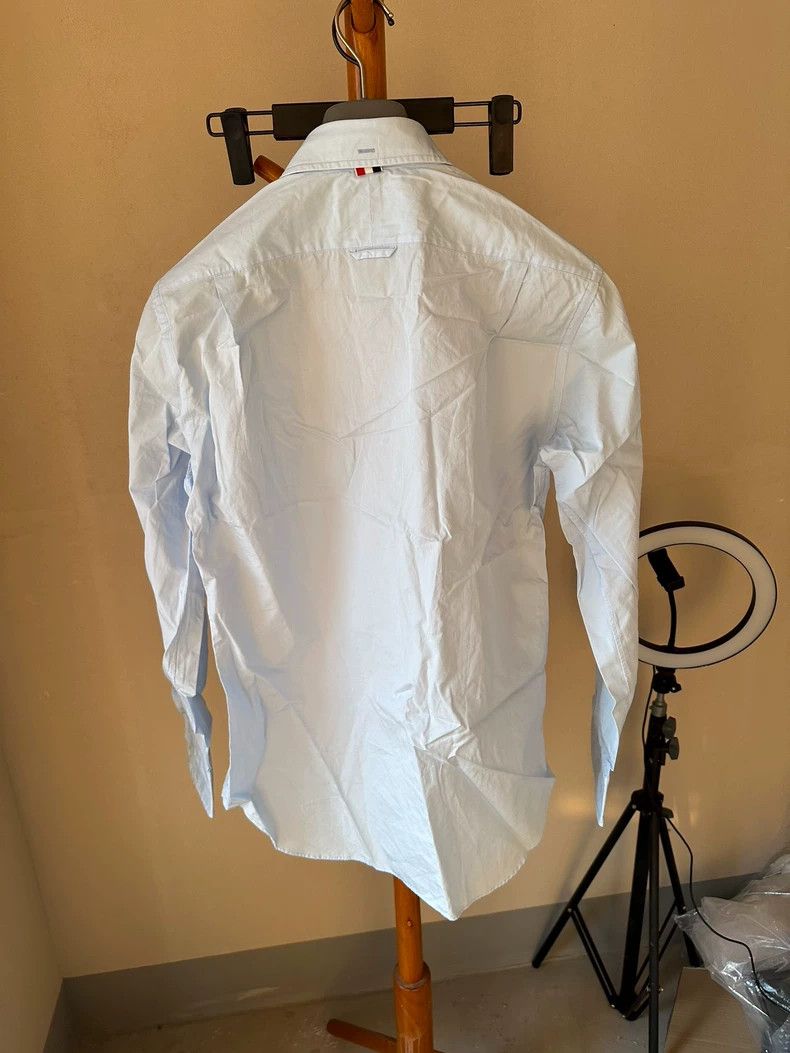 Thom Browne Thom Browne Classic Long Sleeve Shirt-dmc Size US L / EU 52-54 / 3 - 6 Thumbnail