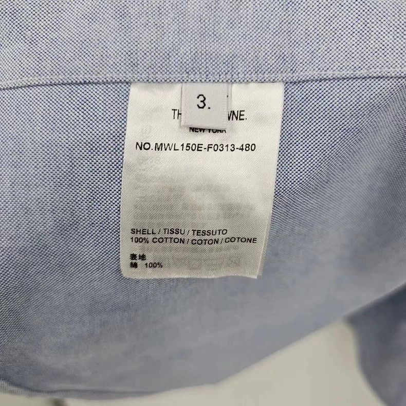 Thom Browne Thom Browne Blue Pocket Striped Shirt-dmc Size US M / EU 48-50 / 2 - 4 Thumbnail
