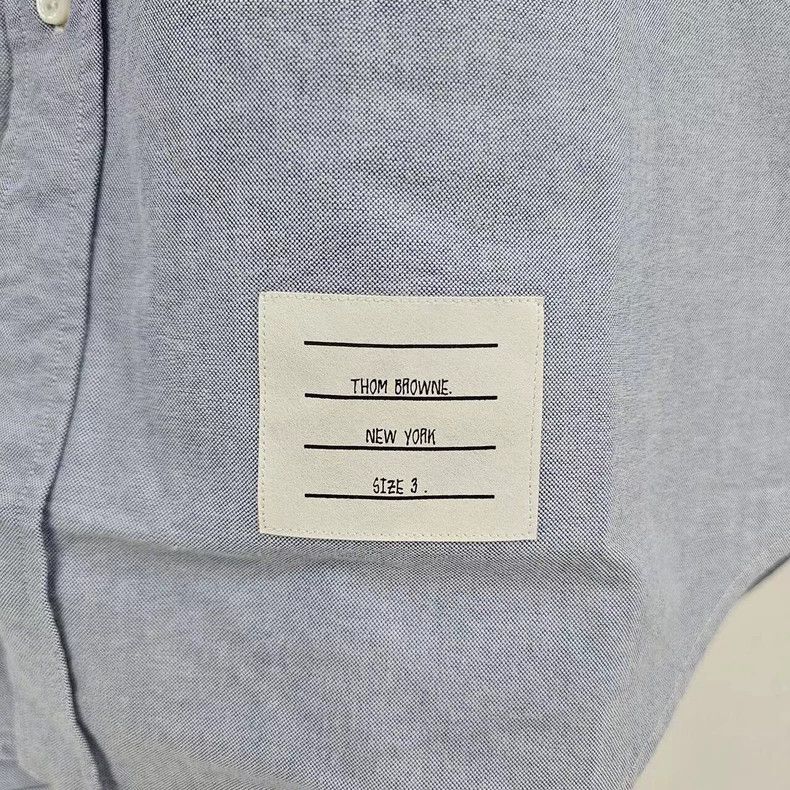 Thom Browne Thom Browne Blue Pocket Striped Shirt-dmc Size US M / EU 48-50 / 2 - 5 Thumbnail