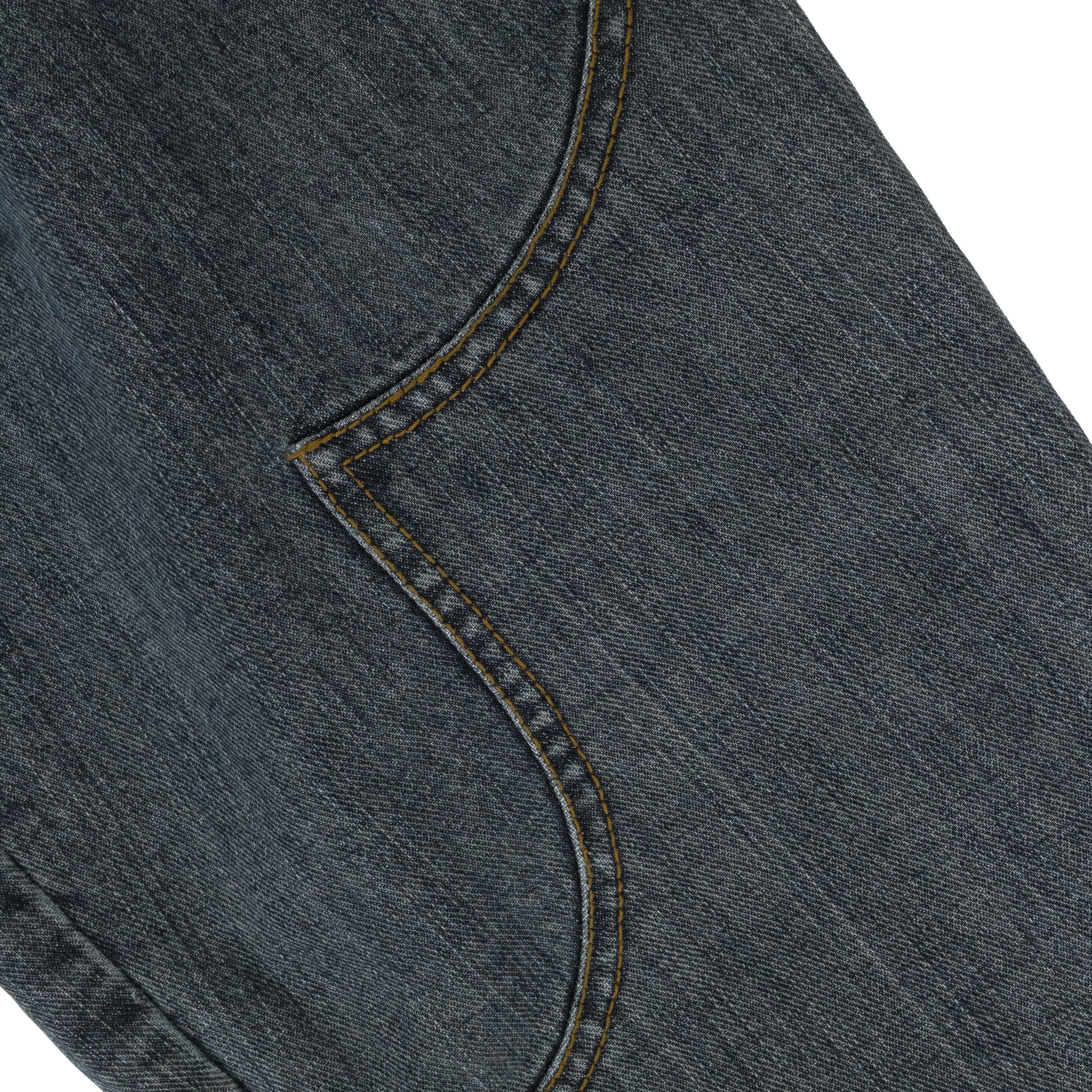 Vaquera DENIM WESTERN ZOOTS GREY WASH STRAIGHT-FIT JEANS SIZE 28 