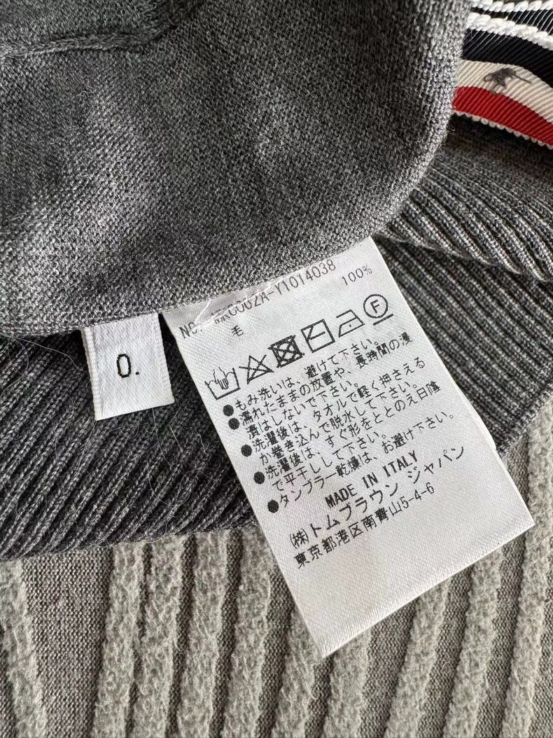 Thom Browne Thom Browne Wool Cardigan in Dark Gray-dmc Size US M / EU 48-50 / 2 - 4 Thumbnail
