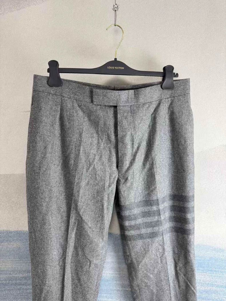 Thom Browne Thom Browne Gray Wool Suit Pants Size 3-dmc Size US 30 / EU 46 - 2 Thumbnail