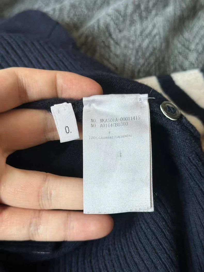 Thom Browne Thom Browne Blue Cashmere Sweater-dmc Size US S / EU 44-46 / 1 - 4 Thumbnail