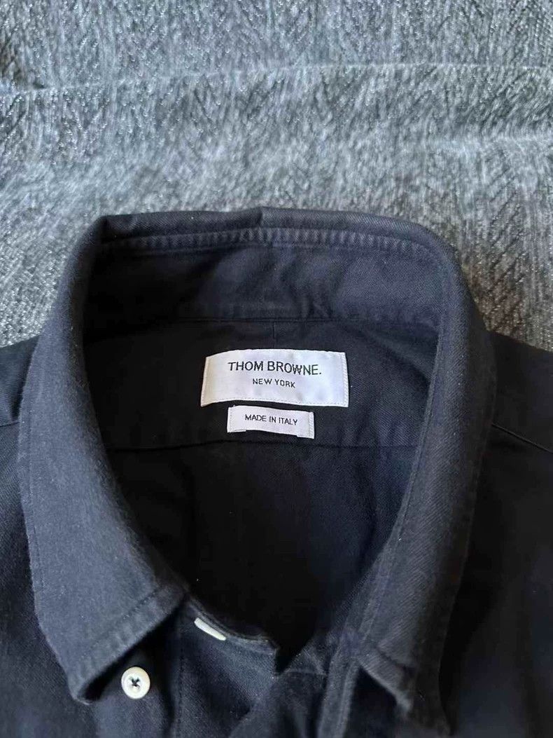 Thom Browne Thom Browne Black Sleeve Stripe Shirt-dmc Size US M / EU 48-50 / 2 - 2 Thumbnail