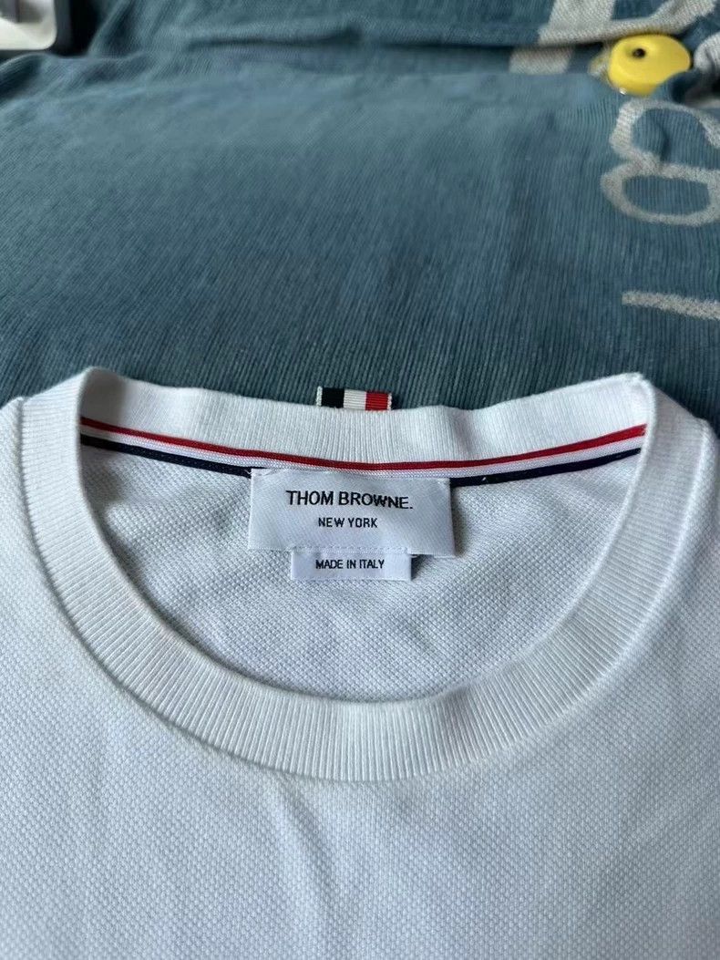 Thom Browne Thom Browne Side Stripe Short Sleeve T-Shirt-dmc Size US M / EU 48-50 / 2 - 2 Thumbnail