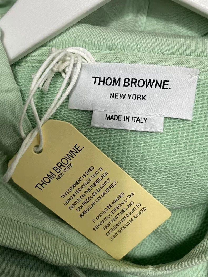Thom Browne Thom Browne Mint Green Hoodie Sweatshirt-dmc Size US M / EU 48-50 / 2 - 6 Thumbnail
