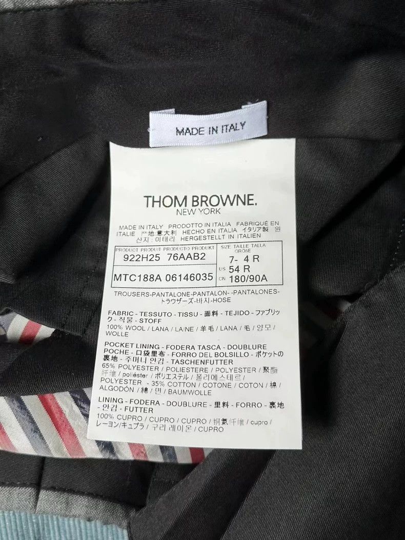 Thom Browne Thom Browne Gray Shorts With Stripes-dmc Size US 34 / EU 50 - 3 Thumbnail