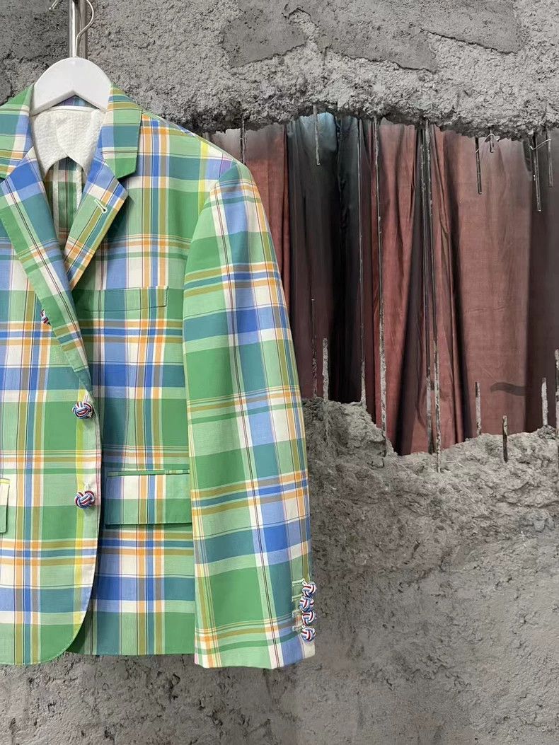 Thom Browne Thom Browne Plaid Suit Jacket-dmc Size US S / EU 44-46 / 1 - 4 Thumbnail