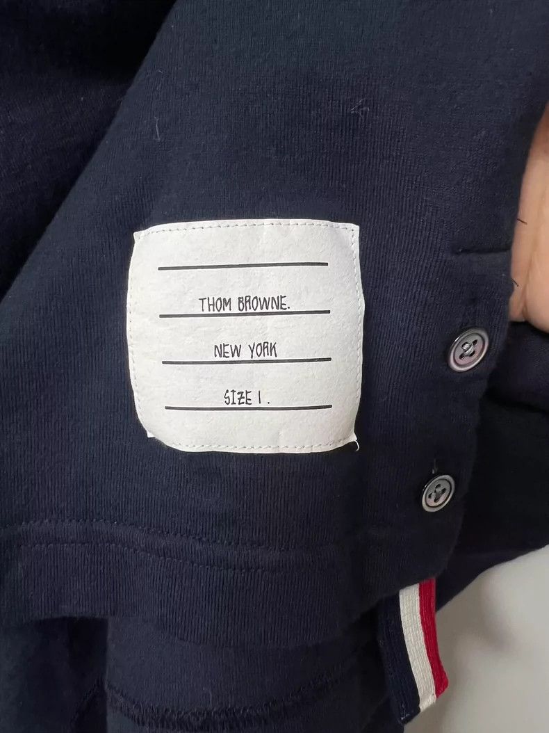 Thom Browne Thom Browne Long Sleeve Sweatshirt Blue-dmc Size US M / EU 48-50 / 2 - 4 Thumbnail