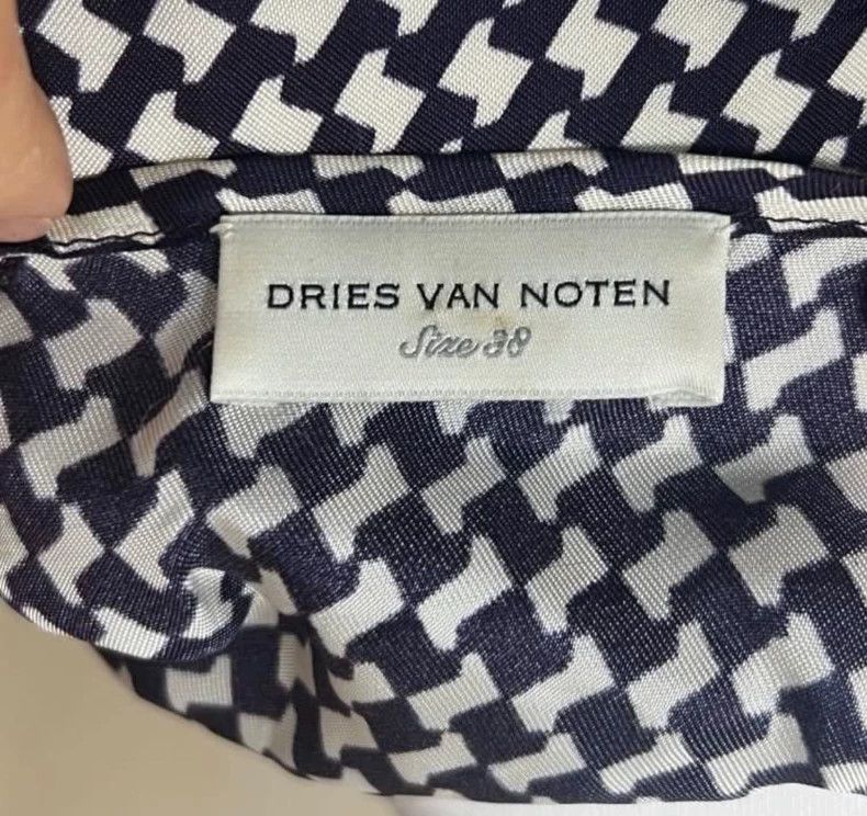 Dries Van Noten Black and White Checkered Design Shirt-dmc Size US M / EU 48-50 / 2 - 4 Thumbnail