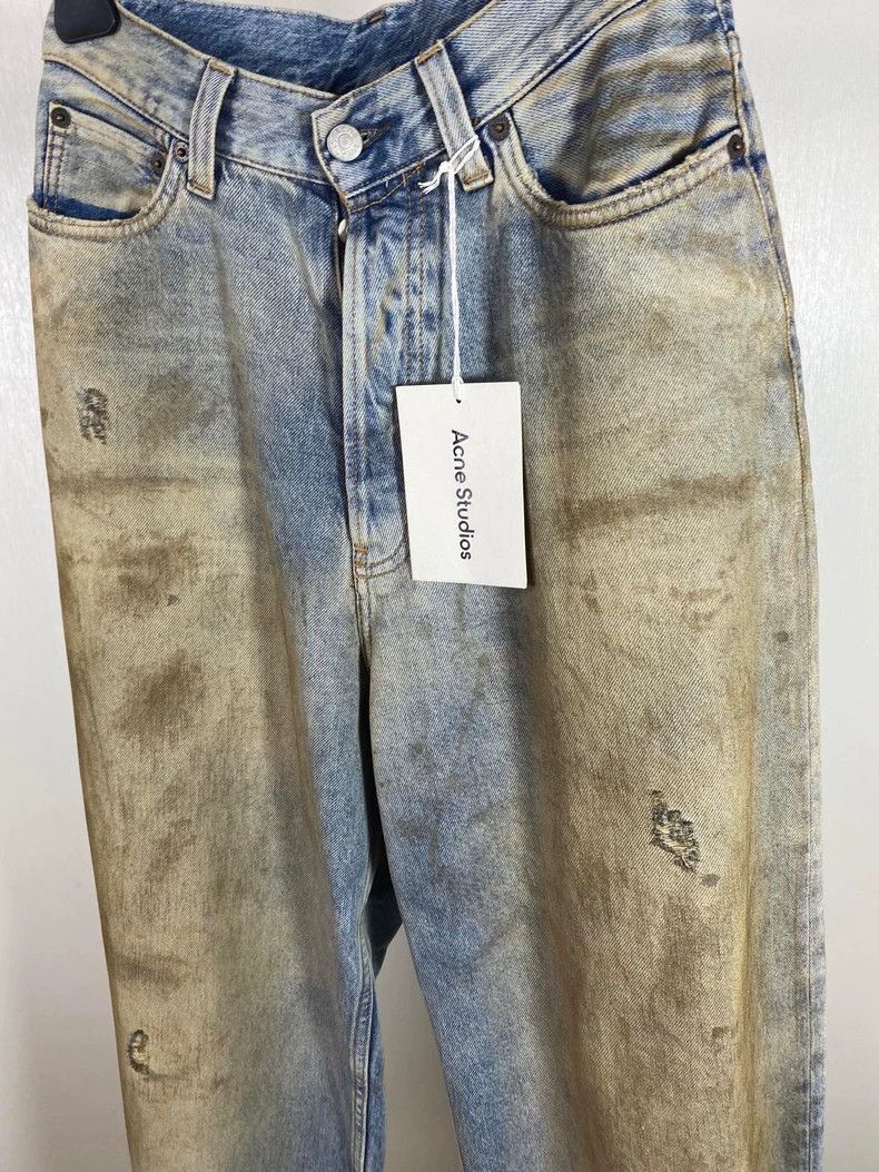 Acne Studios Acne Studios Wide Leg Distressed Pants-dmc Size US 30 / EU 46 - 6 Thumbnail