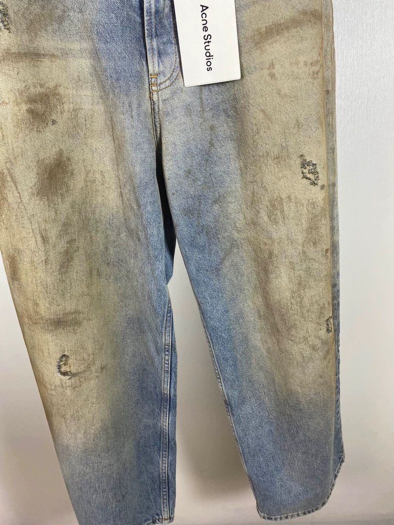 Acne Studios Acne Studios Wide Leg Distressed Pants-dmc Size US 30 / EU 46 - 5 Thumbnail