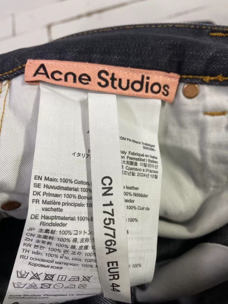 Acne Studios Acne Studios Men's Wide-Leg Jeans 2023M-dmc Size US 31 - 3 Thumbnail