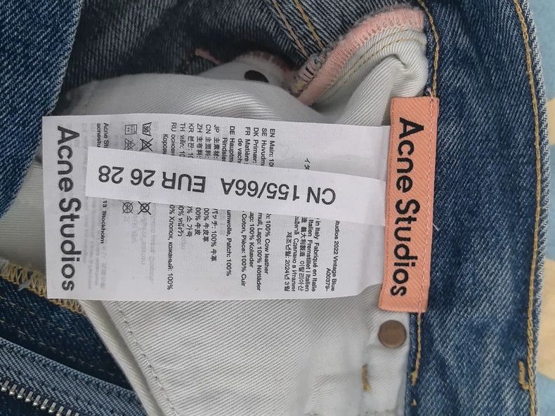 Acne Studios Acne Studios High-Waist Wide-Leg Jeans-dmc Size US 26 / EU 42 - 5 Thumbnail