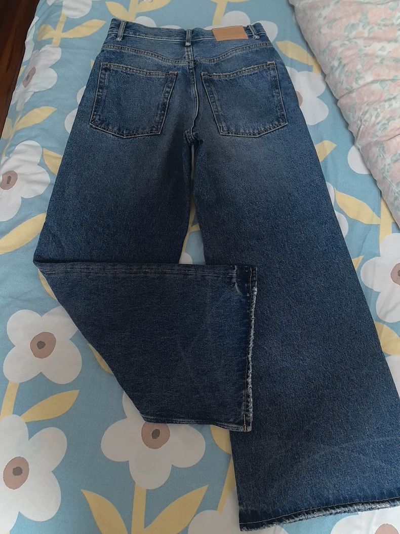 Acne Studios Acne Studios High-Waist Wide-Leg Jeans-dmc Size US 26 / EU 42 - 3 Thumbnail