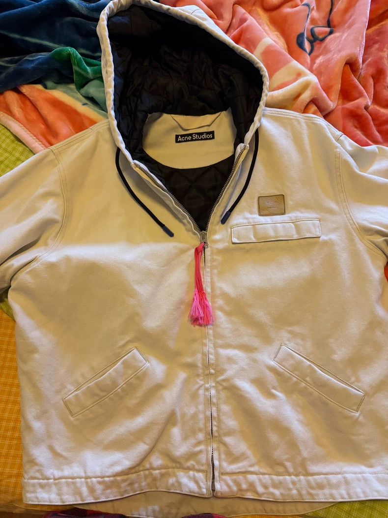 Acne Studios Beige Hooded Work Jacket from Acne Studios-dmc Size US M / EU 48-50 / 2 - 6 Thumbnail