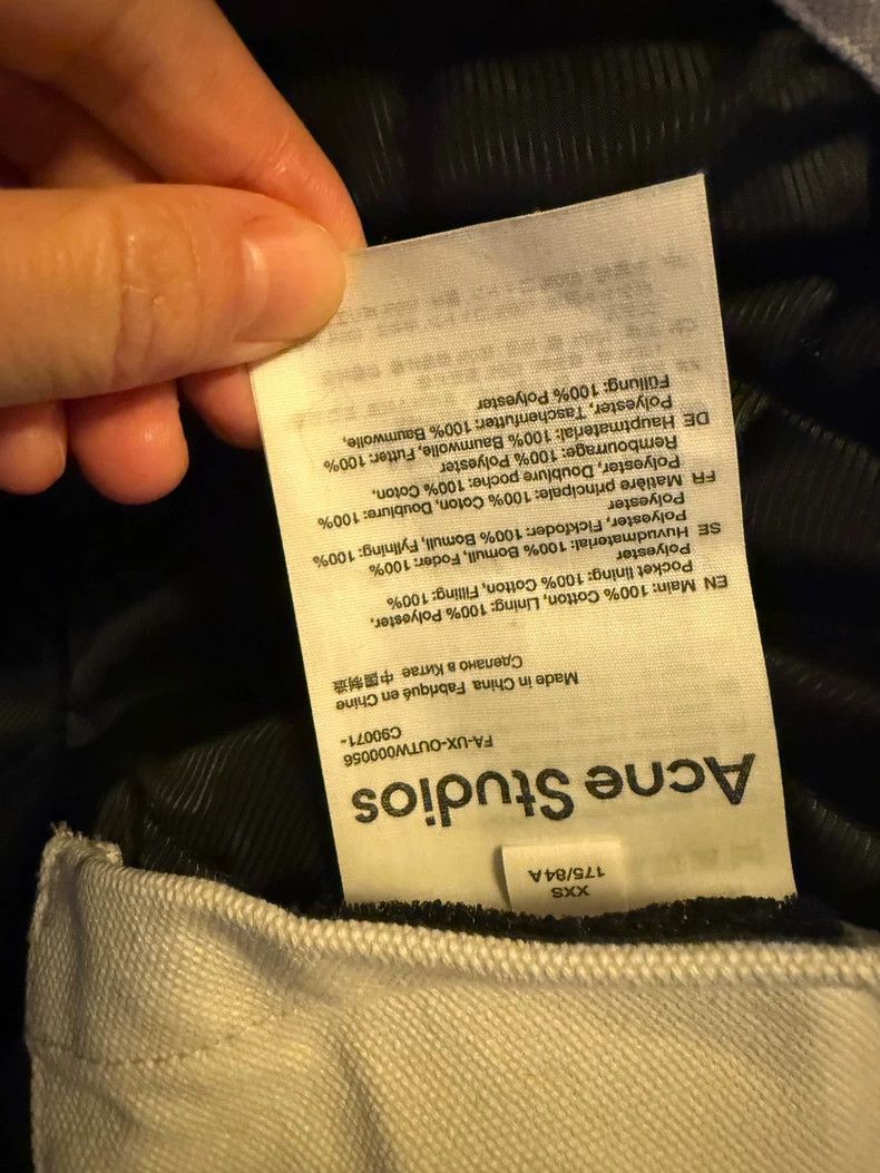Acne Studios Beige Hooded Work Jacket from Acne Studios-dmc Size US M / EU 48-50 / 2 - 5 Thumbnail