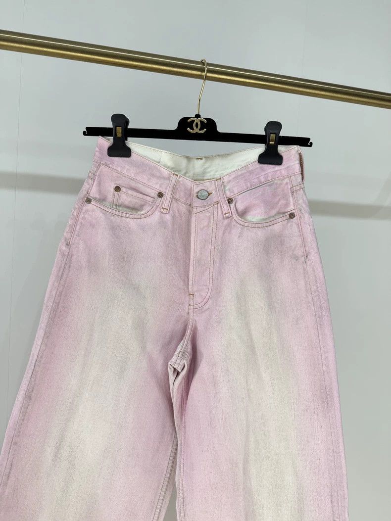 Acne Studios Acne Studios Pink Vintage Washed Denim Pants-dmc Size US 32 / EU 48 - 2 Thumbnail