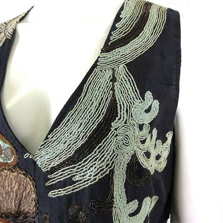 Dries Van Noten Dries Van Noten Embroidered Sleeveless Top-dmc Size US M / EU 48-50 / 2 - 2 Thumbnail