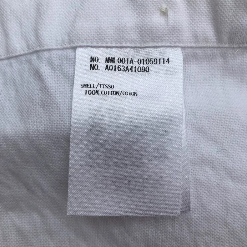 Thom Browne Thom Browne Embroidered White Button-Up Shirt-dmc Size US M / EU 48-50 / 2 - 7 Thumbnail