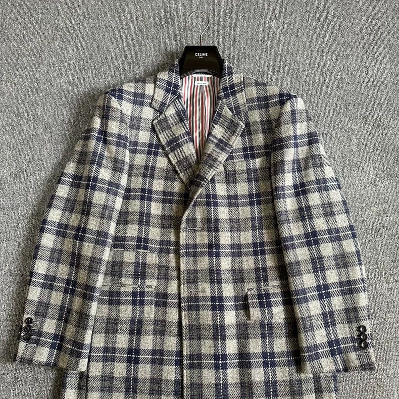 Thom Browne Thom Browne Vintage Plaid Overcoat-dmc Size US M / EU 48-50 / 2 - 3 Thumbnail