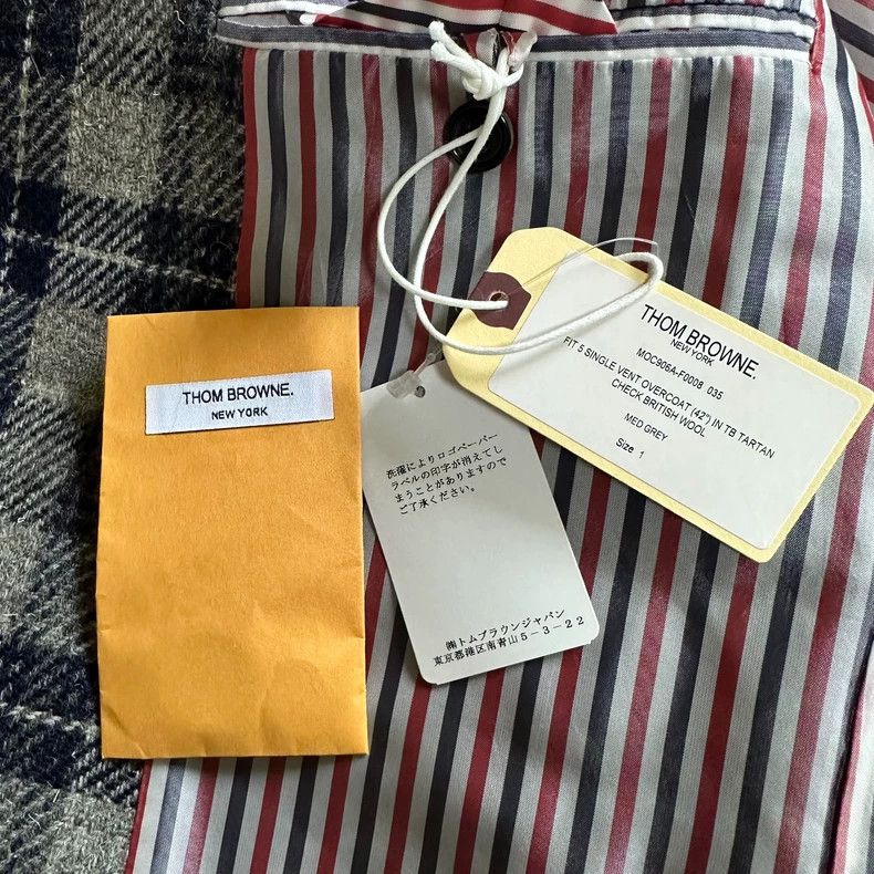 Thom Browne Thom Browne Vintage Plaid Overcoat-dmc Size US M / EU 48-50 / 2 - 5 Thumbnail