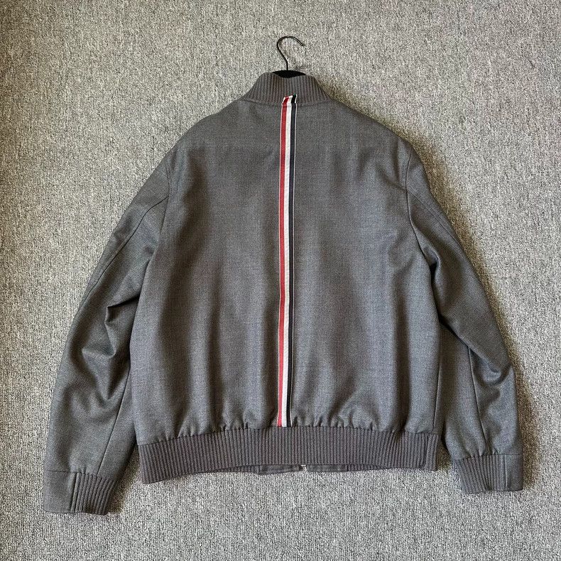 Thom Browne Thom Browne Zip Jacket with Color Stripes-dmc Size US M / EU 48-50 / 2 - 2 Thumbnail