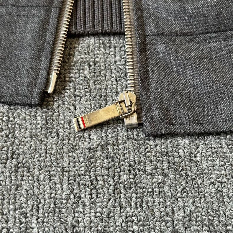 Thom Browne Thom Browne Zip Jacket with Color Stripes-dmc Size US M / EU 48-50 / 2 - 3 Thumbnail