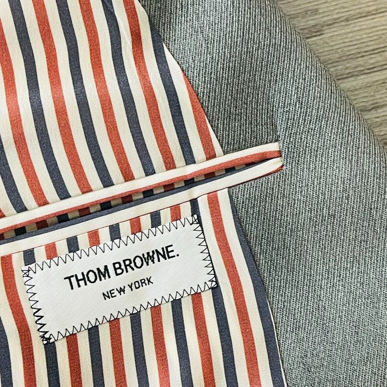 Thom Browne Thom Browne Gray Blazer Jacket-dmc Size US M / EU 48-50 / 2 - 4 Thumbnail