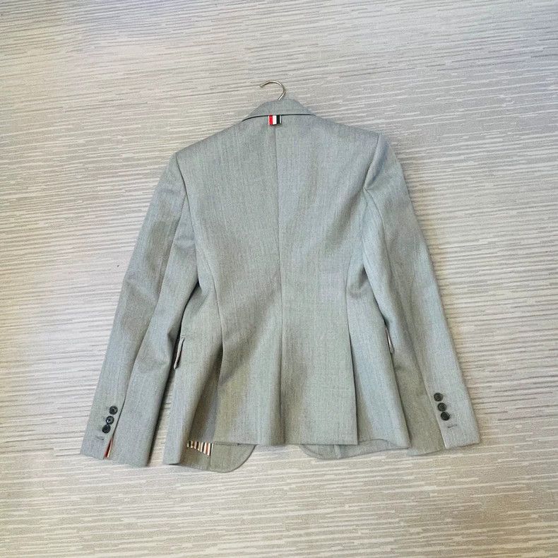 Thom Browne Thom Browne Gray Blazer Jacket-dmc Size US M / EU 48-50 / 2 - 2 Thumbnail