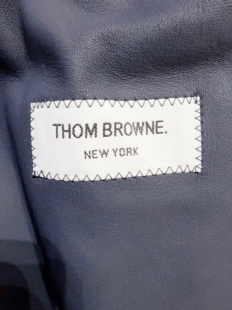 Thom Browne Thom Browne Leather Jacket for Sale-dmc Size US M / EU 48-50 / 2 - 3 Thumbnail