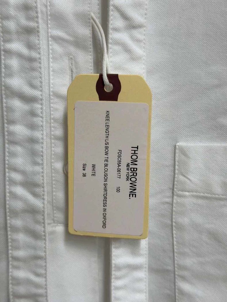 Thom Browne Thom Browne White Shirt Dress-dmc Size US M / EU 48-50 / 2 - 6 Thumbnail