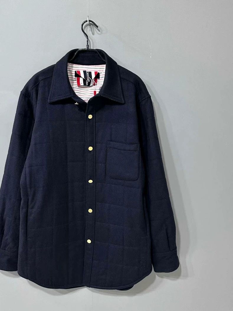Thom Browne Black Quilted Cotton Jacket by Thom Browne-dmc Size US S / EU 44-46 / 1 - 2 Thumbnail