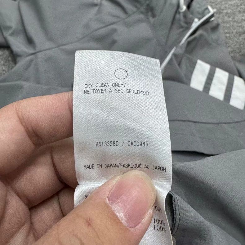 Thom Browne Thom Browne Gray Hooded Anorak Jacket-dmc Size US M / EU 48-50 / 2 - 3 Thumbnail