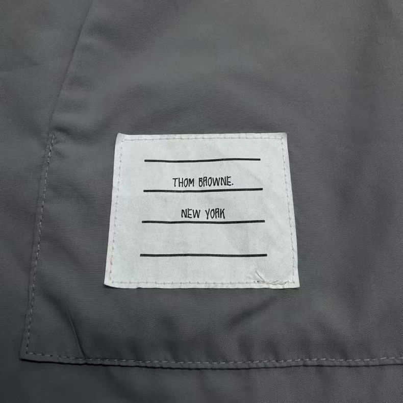 Thom Browne Thom Browne Gray Hooded Anorak Jacket-dmc Size US M / EU 48-50 / 2 - 5 Thumbnail