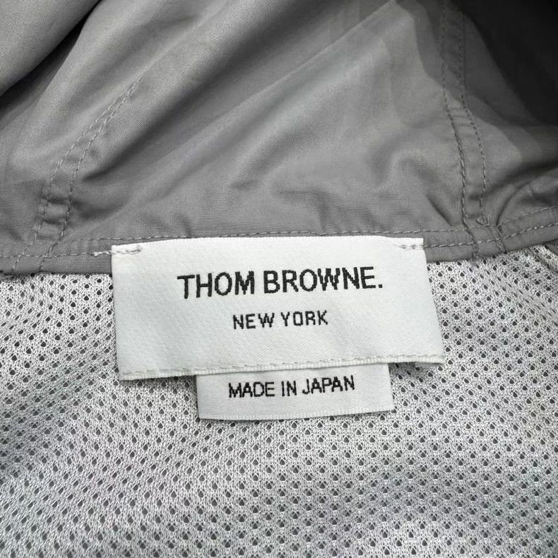 Thom Browne Thom Browne Gray Hooded Anorak Jacket-dmc Size US M / EU 48-50 / 2 - 4 Thumbnail