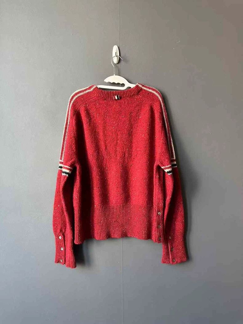 Thom Browne Thom Browne Striped Sweater in Red-dmc Size US M / EU 48-50 / 2 - 2 Thumbnail